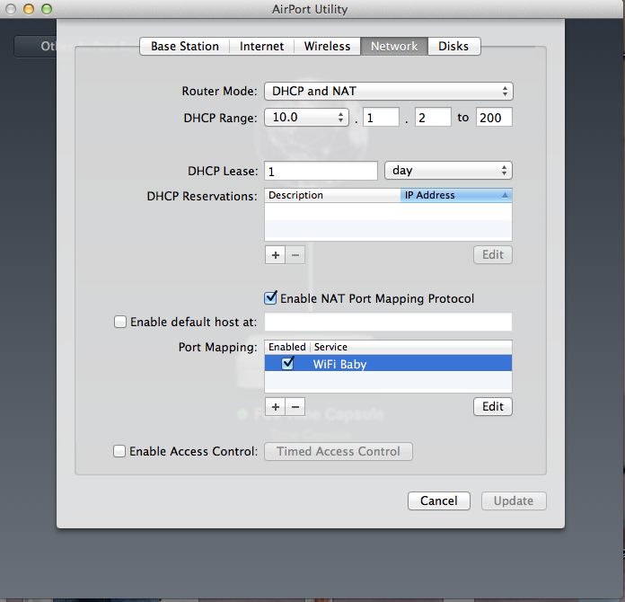 EXAMPLE 1 PORT FORWARDING SCREEN EXAMPLE 1 PORT FORWARDING SCREEN