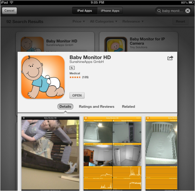 ios baby monitor