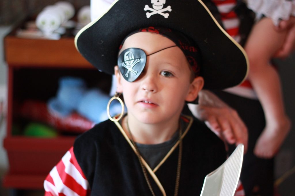 Pirate costume Halloween ideas Halloween Party kids party pirates of the caribbean