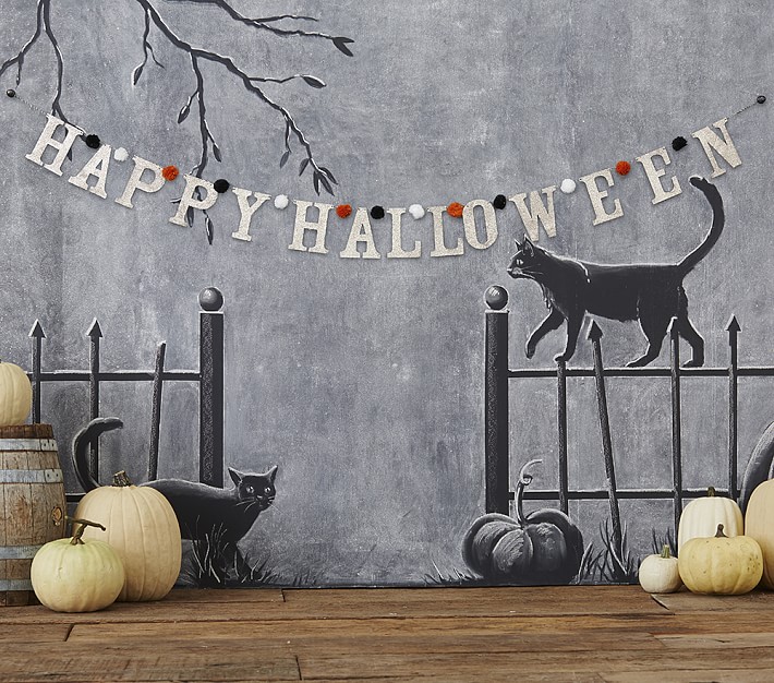 Pottery Barn Kids Halloween Decor Halloween Party Kids Party Garland