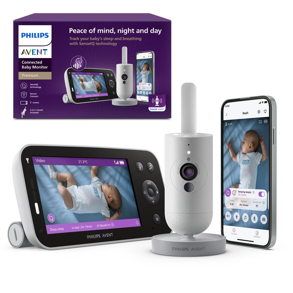 Philips Avent Premium Connected Baby Monitor, with 1080p Camera and App